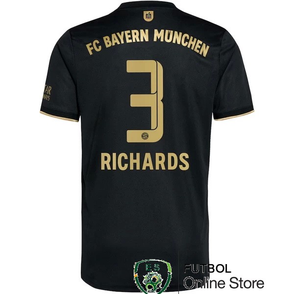 nuova maglietta bayern munich 2021-2022 o.richards 3 seconda